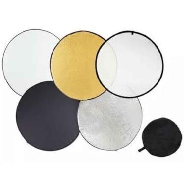 Imagem de Rebatedor Fotográfico 5 Em 1 60cm Refletor 5x1 60 Cm Case