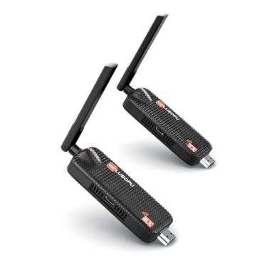 Imagem de Transmissor e receptor HDMI sem fio, suporta até 4 receptores, extensor sem fio WELUSOPU HDMI de 5,8 G, transmissão de áudio de vídeo para PC, laptop, câmera, caixa de TV para vários monitores de TV