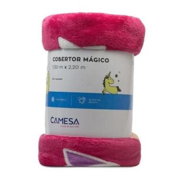 Imagem de Cobertor Solteiro Mágico Brilha No Escuro Camesa 150X220Cm