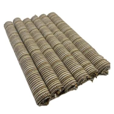 Imagem de Jogo Americano 07 PeçAs. ContéM 06 Lugares E 01 Trilho De Mesa, Tecido AlgodãO.(JGAM05)