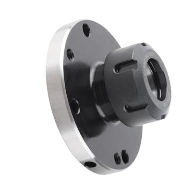 Imagem de Acouto Er32 Pinça Fixação 100mm Diâmetro Flange Aço Carbono Torno Cnc Fresadora Acessório
