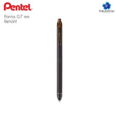 Imagem de Caneta Gel PENTEL Energel Black 0.7 mm Retrátil Bujo Bullet Journal, M