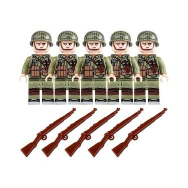 Imagem de Figuras De Soldados Militares Da Segunda Guerra Mundial, Brinquedos De
