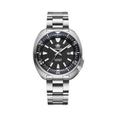 Imagem de Relógio De Mergulho Masculino À Prova d'Água De 200m Com Luz, Em Aço I