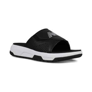 Imagem de New Balance Sandália feminina, Preto/prata/branco, 6