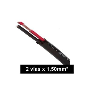 Imagem de Cabo Speaker Tipo PP 2 x 1,50mm² Tiaflex - Metro (Selecione o Tamanho)