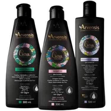 Imagem de Kit Arvensis Shampoo Condicionador Ativador 500Ml - Arvensis Cosmético