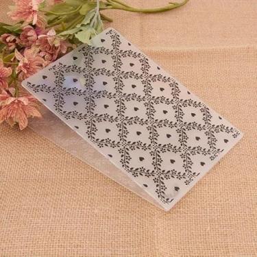 Imagem de Pasta de gravação de fundo de ramo de coração para fazer cartões, floral, faça você mesmo, álbum de fotos, cartão, papel, artesanato, decoração