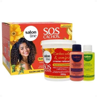 Imagem de Creme Relaxante Salon Line Sos Cachos Óleos Extraordinários