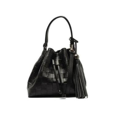 Imagem de Bolsa Tiracolo Média Tramada Lançamento Anacapri-Feminino