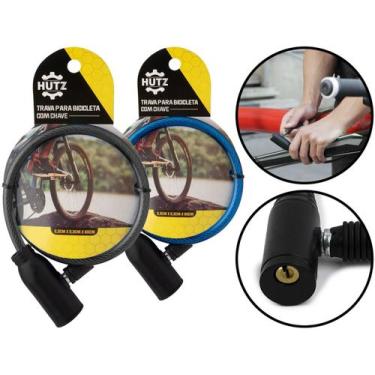 Imagem de Cadeado Para Bicicleta Trava De Segurança Reforçada Bike Antifurto Com