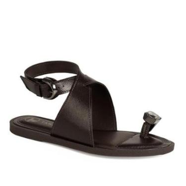 Imagem de Sandália Tanara Rasteira Feminina T9192-Feminino