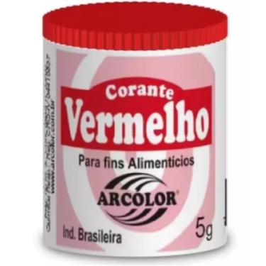 Imagem de Corante Alimentício em Pó Arcolor 5gr vermelho
