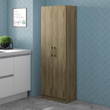 Imagem de Armário Utilitário Paneleiro 2 Portas Noce Carraro