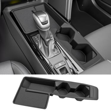 Imagem de JTYZSM Suporte de copo para console central Toyota Camry 2025 2026 inserção com tapete de carregamento sem fio organizador de porta-copos forro para 25 26 Camry interior acessórios preto