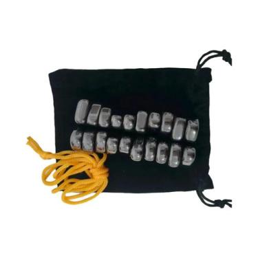 Imagem de Imã Lodestone Colorido Preto, Bloco Magnético Multifuncional Para Tera