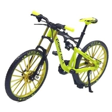 Imagem de Bike Miniatura Speed Sport Mountain Bike 1:10 Metal (Bicicleta Miniatura Down hill - Bike Verde)
