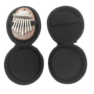Imagem de Instrumento musical kalimba saco polegar piano mbira caso macio ombro 