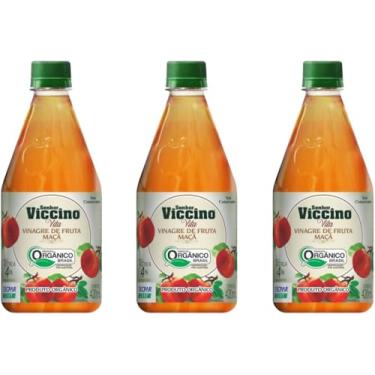 Imagem de Vinagre de Maçã Senhor Viccino Vita Orgânico 420ml (Kit com 3)