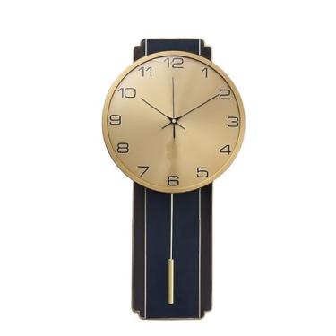 Imagem de Relógio de parede chinês moderno relógio de parede sala de estar casa relógio de quartzo de parede de escritório luz relógio de luxo relógio de alta qualidade relógio de parede para quarto (E)