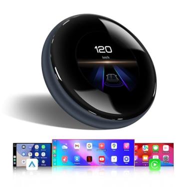 Imagem de Adaptador Carplay sem fio 3 em 1 para BMW - Plug & Play com tela LCD sensível ao toque Netflix e YouTube, slot para cartão SIM, vídeo 4K, Qualcomm Android 13 Smart AI Magic Box com CarPlay com fio/sem