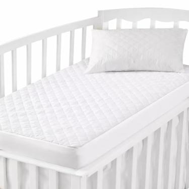 Imagem de Kit Protetor Capa De Berço Colchão E Capa Travesseiro Bebês Impermeável Premium Não Esquenta É Silencioso