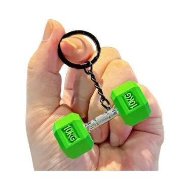 Imagem de Chaveiro De Halteres De PVC 3D Para Entusiastas De Fitness, Pingente C