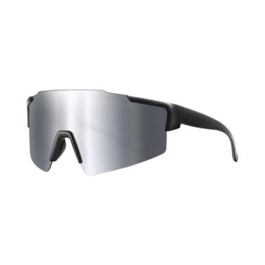 Imagem de Óculos De Sol Unissex UV400 Para Ciclismo, Armação Grande, 5 Cores, Óc