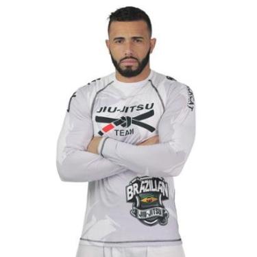 Imagem de Rash Guard Jiu-Jitsu Academia Treino Segunda Pele-Unissex