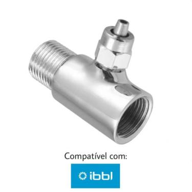 Imagem de Adaptador T Conexão Filtro Purificador de Água IBBL Metal Cromado