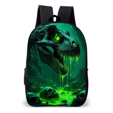 Imagem de Mochila Infantil Escolar Simples Tema Menino Dinosauro Dino - Use Nerd