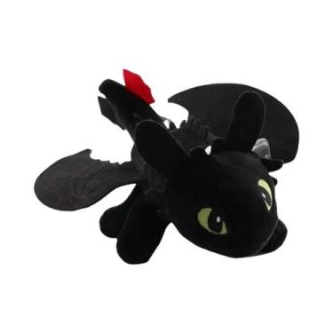 Imagem de Brinquedo De Dragão Plushie Kawaii De 35cm, Animal De Pelúcia Branco E