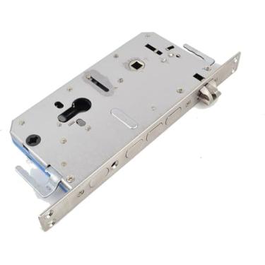 Imagem de Fechaduras de faixa de mortice, trava de mortice, corpo de bloqueio de impressão digital inteligente, tamanho do painel 24 x 240, corpo de aço inoxidável, para fechadura de porta, fechadura