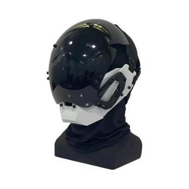Imagem de Máscara De Cosplay Robocop Cyberpunk Futurista JAUPTO, Capacete De Bri