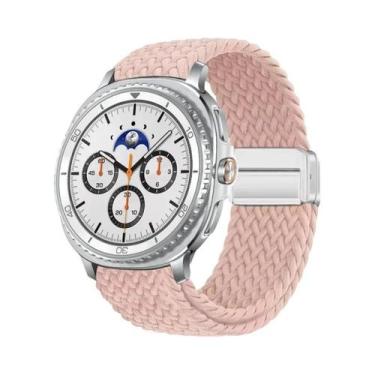 Imagem de Pulseira Magnética De Nylon Trançado Solo Loop De 40mm 44mm 46mm Para 