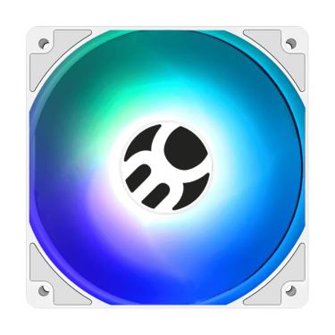 Imagem de Cooler Fan 120mm LED Rainbow S09RBW Branco para Gabinete