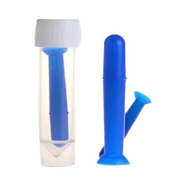 Imagem de Removedor De Lentes De Contato De Silicone Mini Com Ventosa E Aplicado