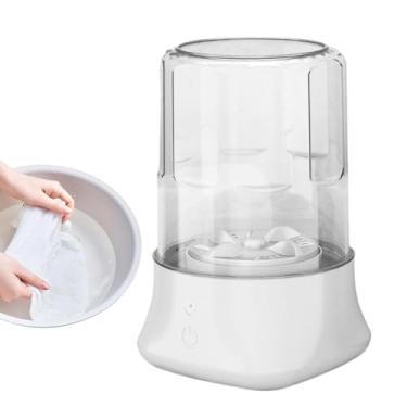 Imagem de Máquina de lavar roupa para bebês, de roupas portátil de 2000 mAh, bateria recarregável embutida, ferramenta de limpeza de roupas para apartamentos, dormitórios, acampamentos, trailers, casa