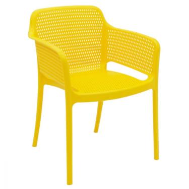 Imagem de Cadeira Tramontina Gabriela Amarela Em Polipropileno
