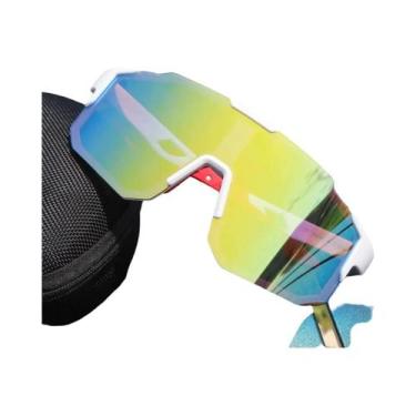 Imagem de Óculos De Sol UV400 Para Ciclismo Com Lente Grande, À Prova De Vento, 