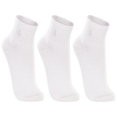 Imagem de Meia Kit 3 Pares Unissex Casual Dia a Dia Cano Médio Lupo 03223-089