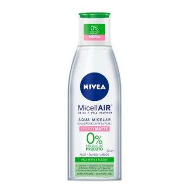 Imagem de Água Micelar Solução de Limpeza 7 Em 1 Nivea Micellair Efeito Matte 200ml-Feminino