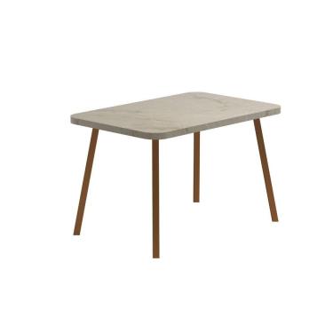 Imagem de Mesa De Jantar 4 Lug Retangular 1,2m Stellar Carraro Pet Ros