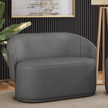 Imagem de Sofá 2 Lugares Namoradeira Orgânica Para Sala Malu Sintético M11 - D'r