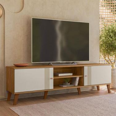 Imagem de Rack Estante Denver 180cm TV até 75 Polegadas Multifuncional com Porta