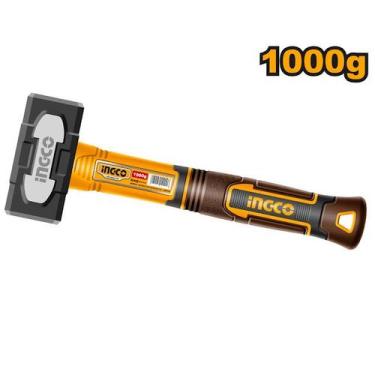 Imagem de Marreta com Cabo de Fibra e Emborrachado 1000G INGCO