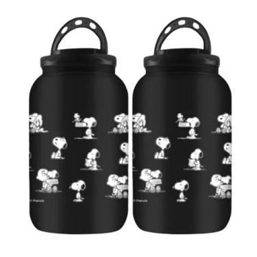 Imagem de Kit 2 Porta Ração Petiscos Cachorro Gato 3,6l Com Alça - - Bandeirante