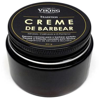 Imagem de Creme de Barbear Tradition Espuma Cremosa Anti-irritação 90g Viking