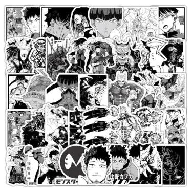 Imagem de Adesivos Kaijus No 8, vinil impermeável, anime, 53 unidades - yiweisai