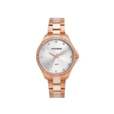 Imagem de Relógio Mondaine Rose Com Cristais Feminino 32739lpmvre3-Feminino